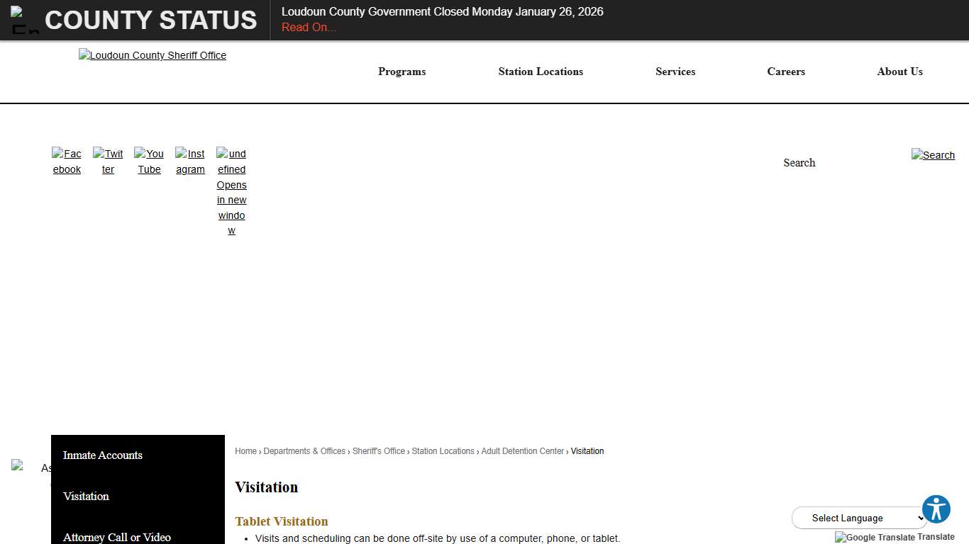 Visitation Loudoun County, VA - Official Website